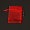 3"X4" SHEER BAG RED 10/PKG