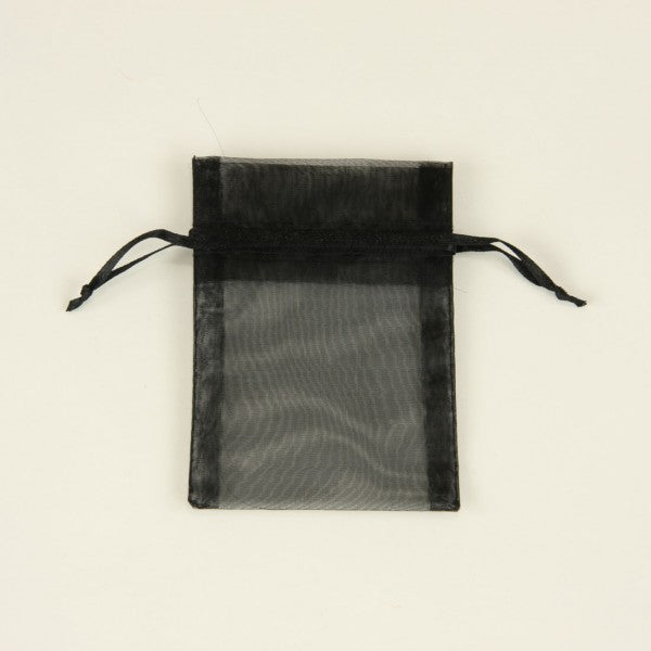 3"X4" BLACK SHEER BAG 10/PKG