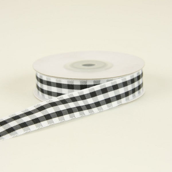 5/8" BLACK/WHITE CHECKER 15YD