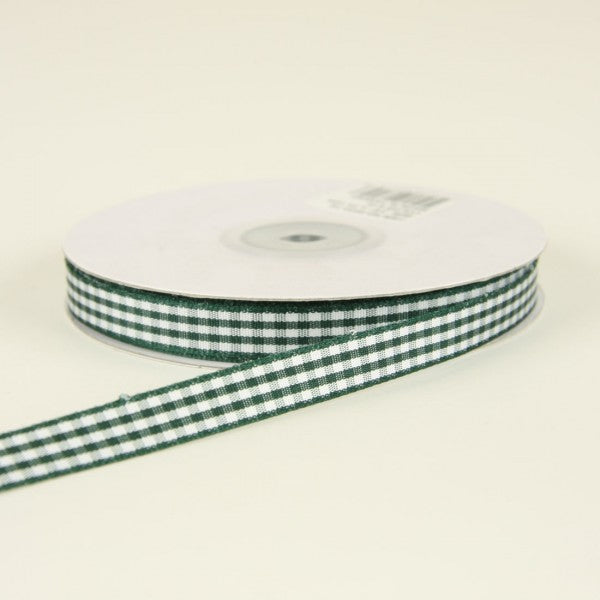 3/8" CHECKER 25YD H.GRN/WHITE