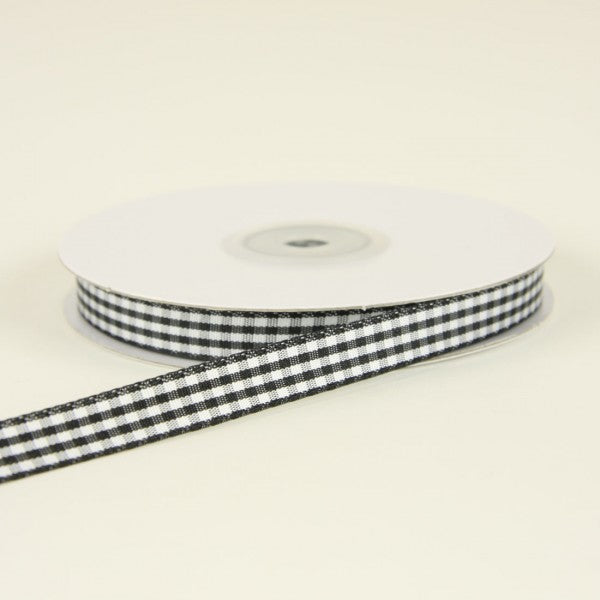 3/8" BLACK/WHITE CHECKER 25YD