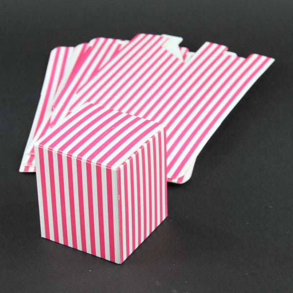 3.25"STRIPE PAPER BOX 12/PKG