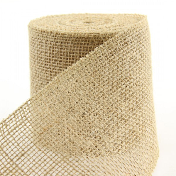 4"X10YD JUTE RIBBON NATURAL