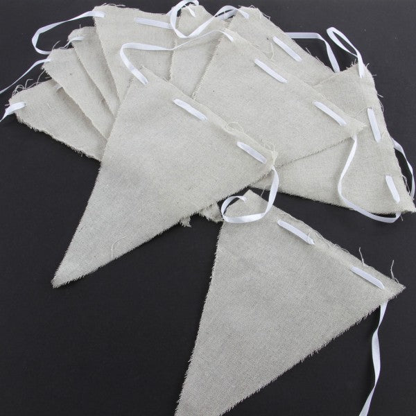 LINEN TRNGL PENNANT BANNER
