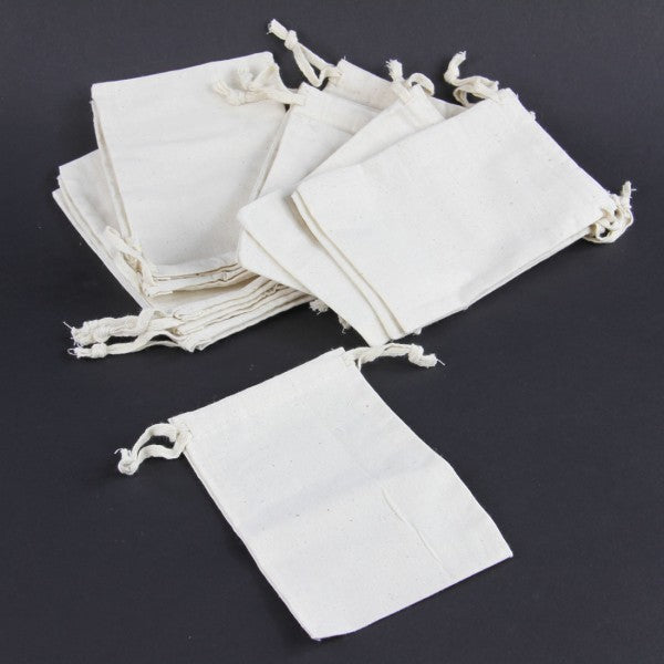 4"X6" COTTON BAG 12/PKG