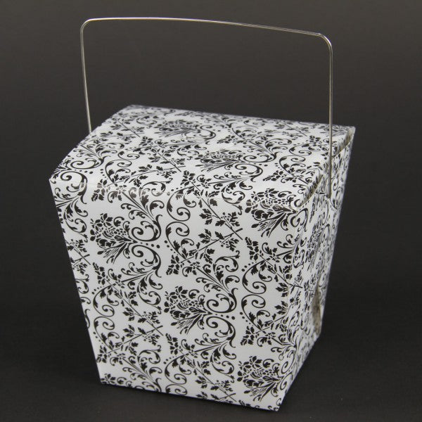 4"X3.5"X4" DAMASK TAKEOUT BOX
