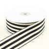 1.5"X25YD STRIPE BLK/IVORY