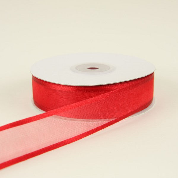 7/8"X25YD ORGANZA/SATIN EDGE