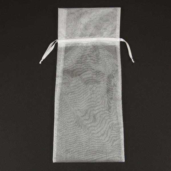 6.5"X15" WH SHEER WINE BAG