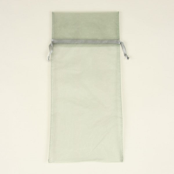 6.5"X15" SHEER WINE BAG SILVER