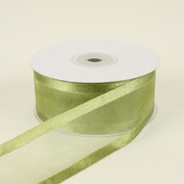 1.5" ORGANZA WITH SATIN EDGE 25 YD