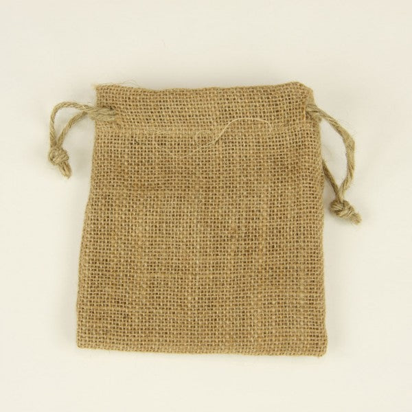 5"X6" BURLAP BAG NATURAL