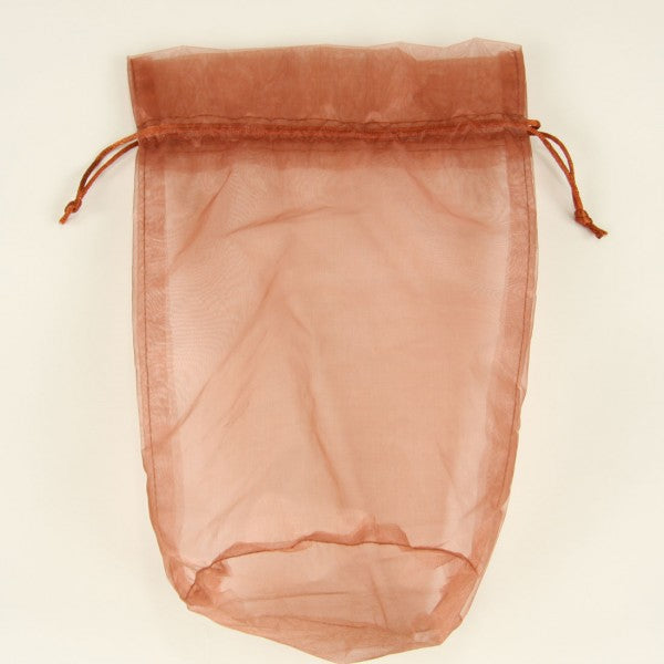 9.5"X12"X6" SHEER BAG  COPPER