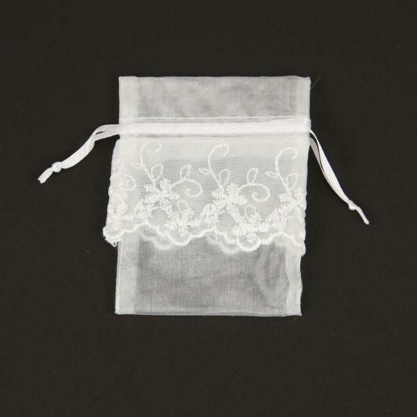 3"X4"SHEER WEDDING BAG 12/PKG