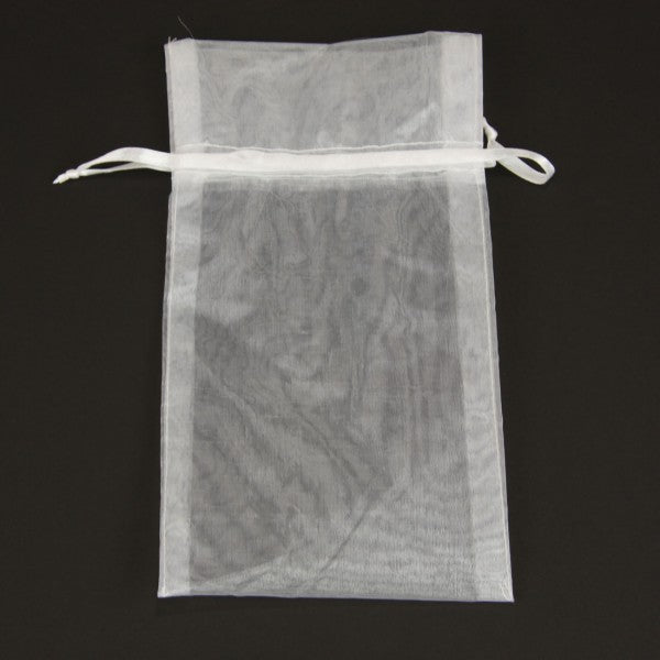 6"X10" SHEER POUCH WHITE X1