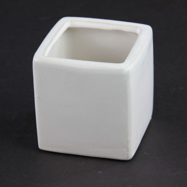 3"X3"WHITE SQUARE CUBE