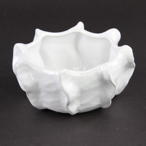 7"X3.5"UNIQUE CERAMIC BOWL