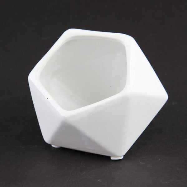 4.2"X3.35"SM.TILTED GEO POT
