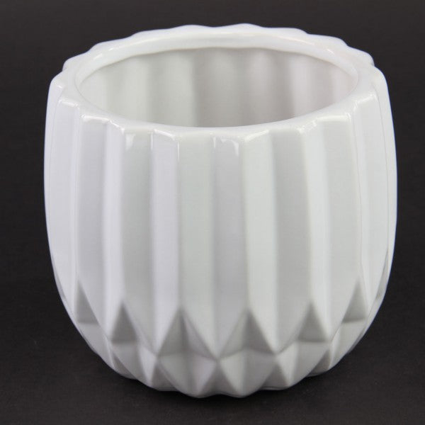 5.1"MODERN POT WHITE