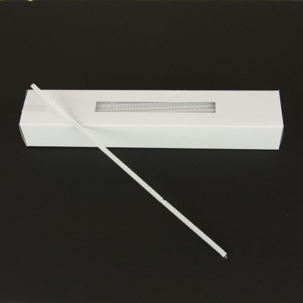 12" CHENILLE STEM X100 WHITE