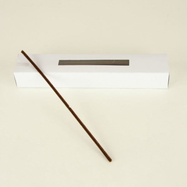 12"CHENILLE STEM X100 MED BRN