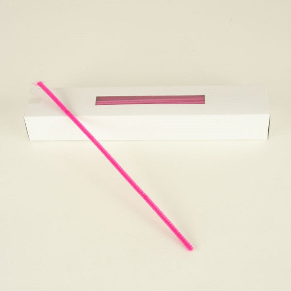 12"CHENILLE STEM X100 HOT PNK