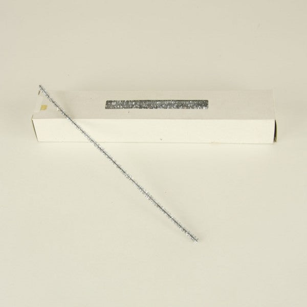 12" TINSEL STEM 100/BX SILVER