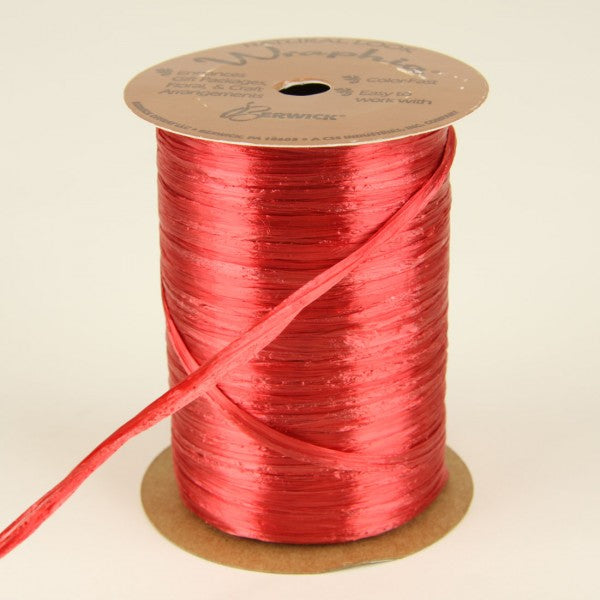 1/4"WRAPHIA 100YD PEAR.RED