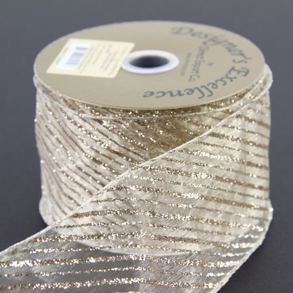 2.5"X10YD DIAGONAL STRIPE