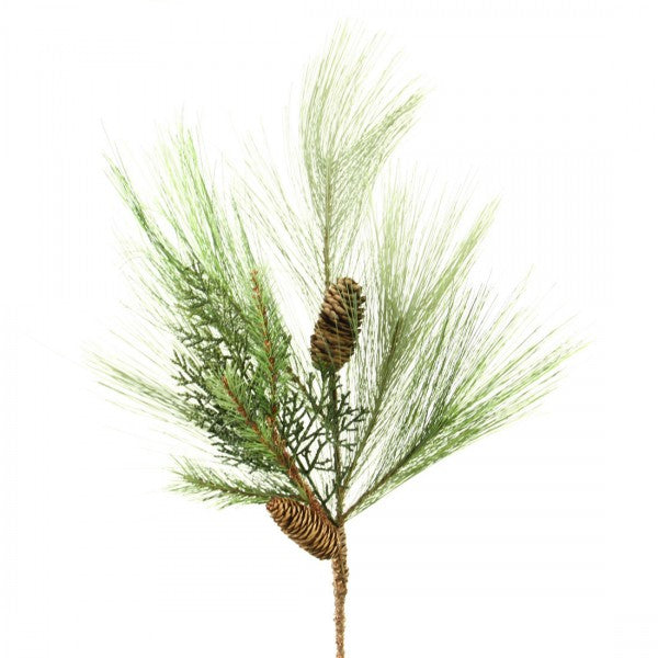 24"MIX PINE CONE SPRAY
