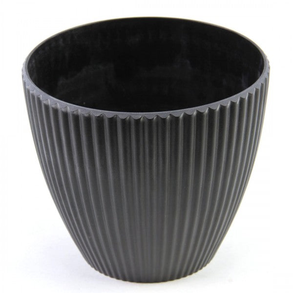 5"X6"PLST.CONTAINER BLACK