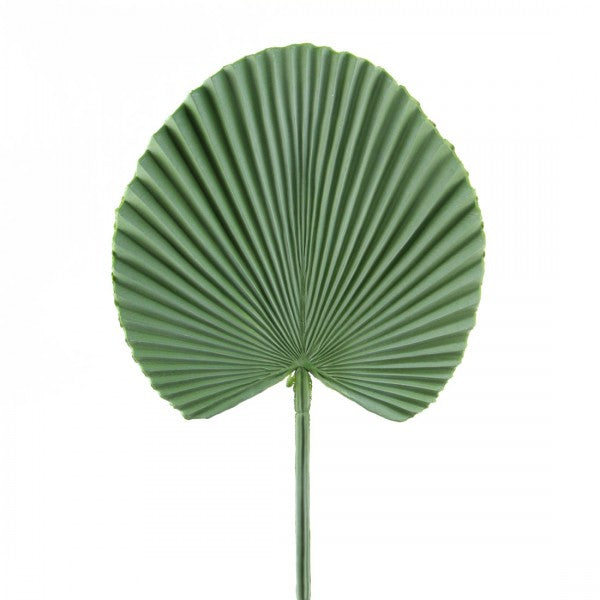 21"PALM LEAF STEM GREEN