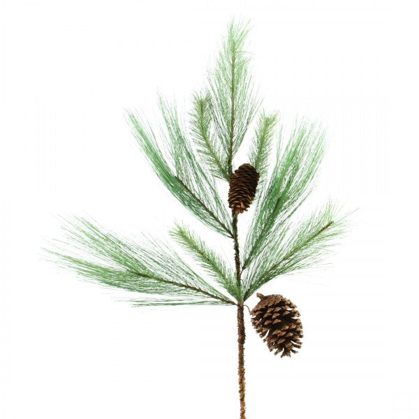26"MIX PINE CONE SPRAY GREEN
