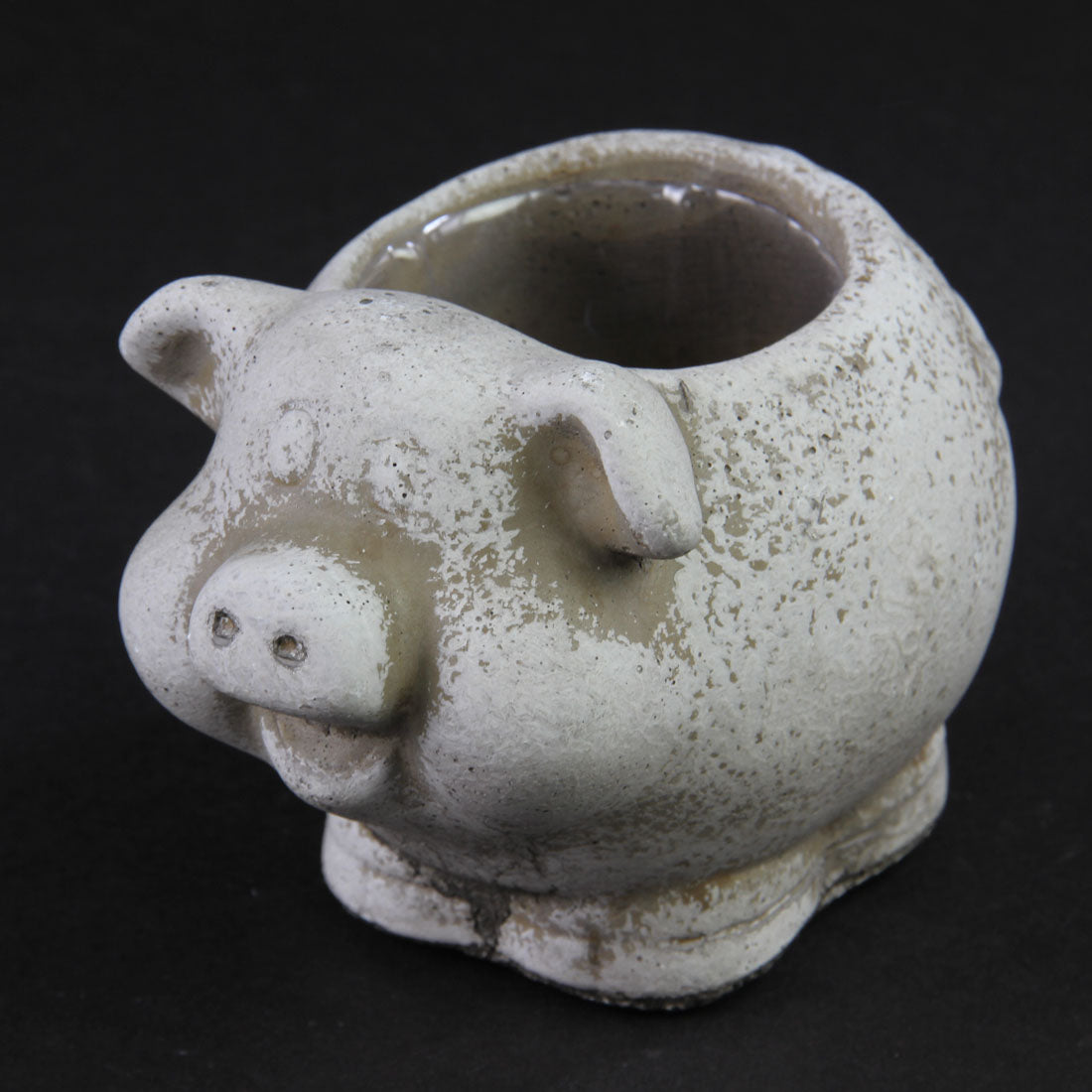 5.25"CEMENT PIG PLANTER
