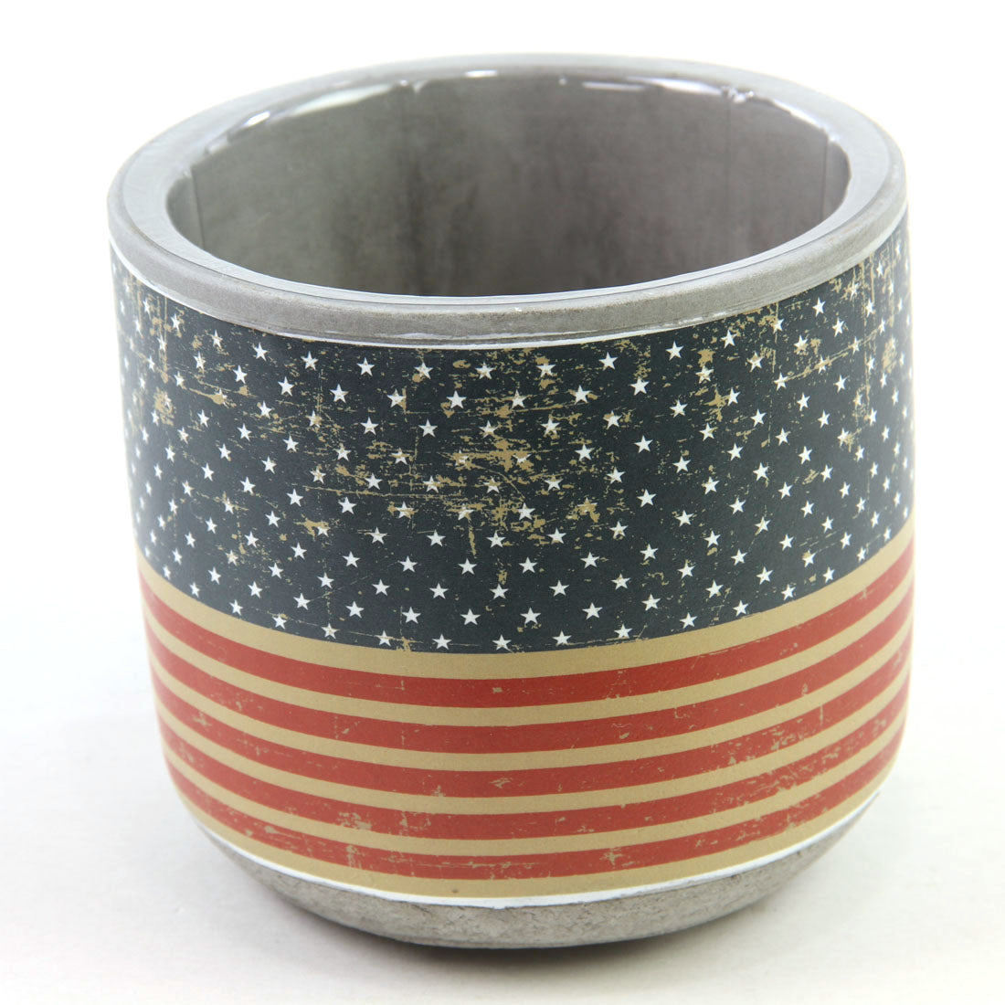 4.25"RND USA DSN.CMT.PLANTER