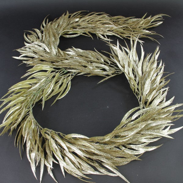 73"GLIT.GRASS GARLAND GOLD