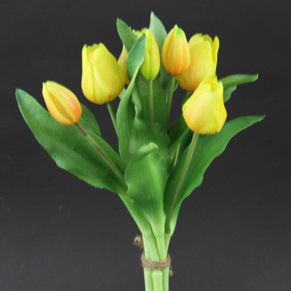 11.75"TULIP BOUQUET YELLOW