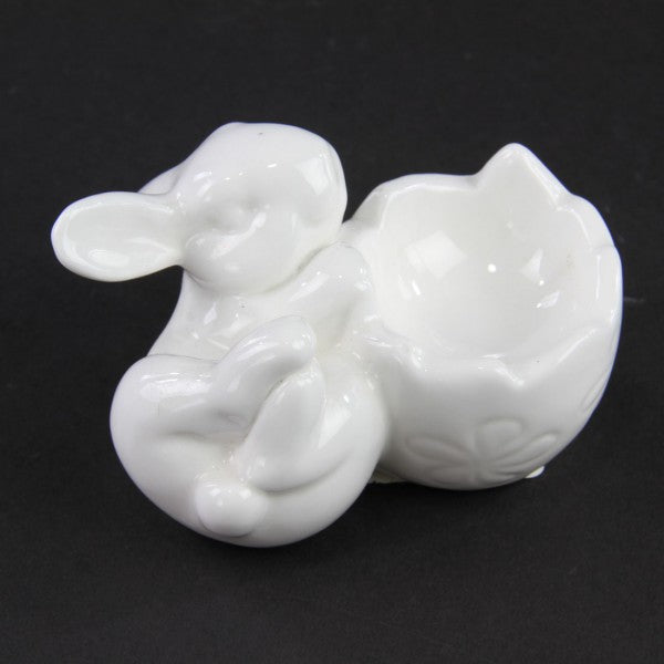 2.5"CERAMIC BUNNY W/EGG A4