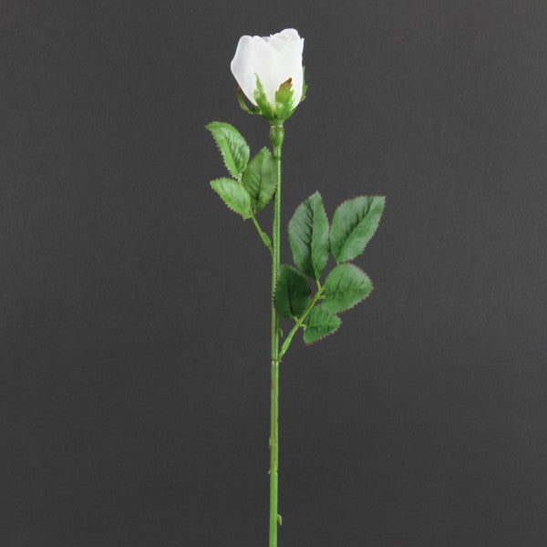 25" ROSE BUD SPRAY WHTIE B6