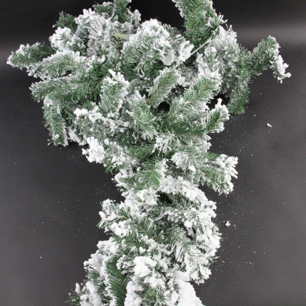 9' BLACKMORE SNOW GARLAND