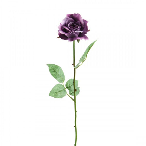 23"MED.SINGLE ROSE PURPLE