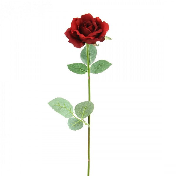 23"MD.ROSE SPRAY BURGUNDY