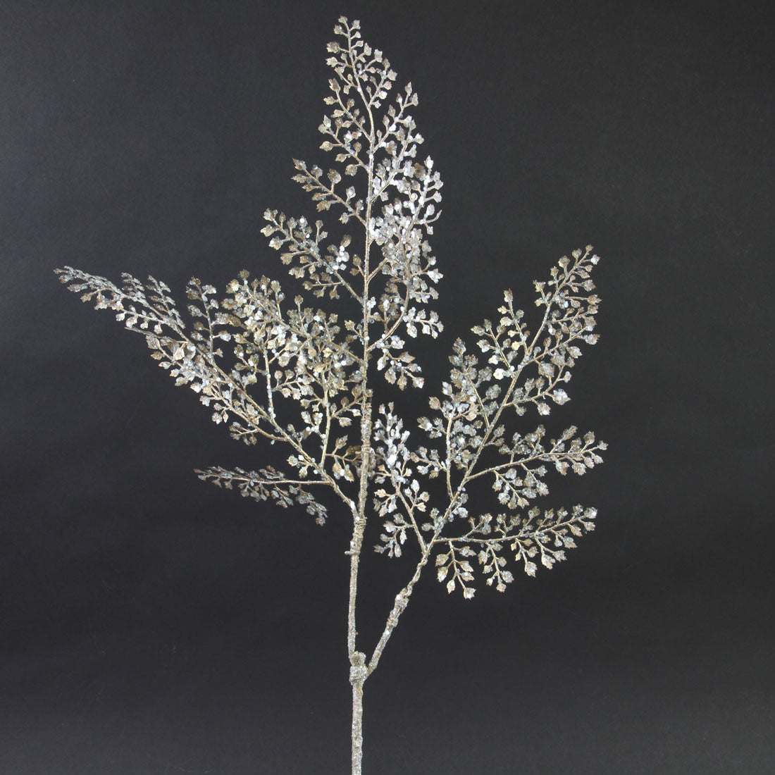 24"SEQUIN FERN SPRAY