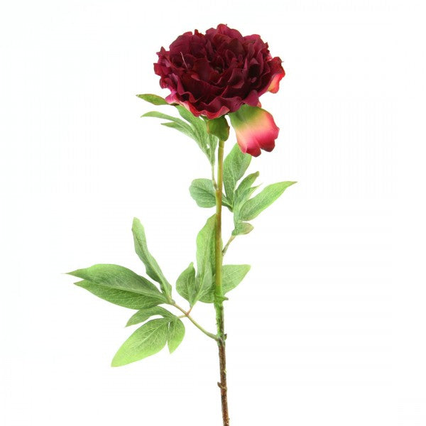 21"PEONY SPRAY WINE
