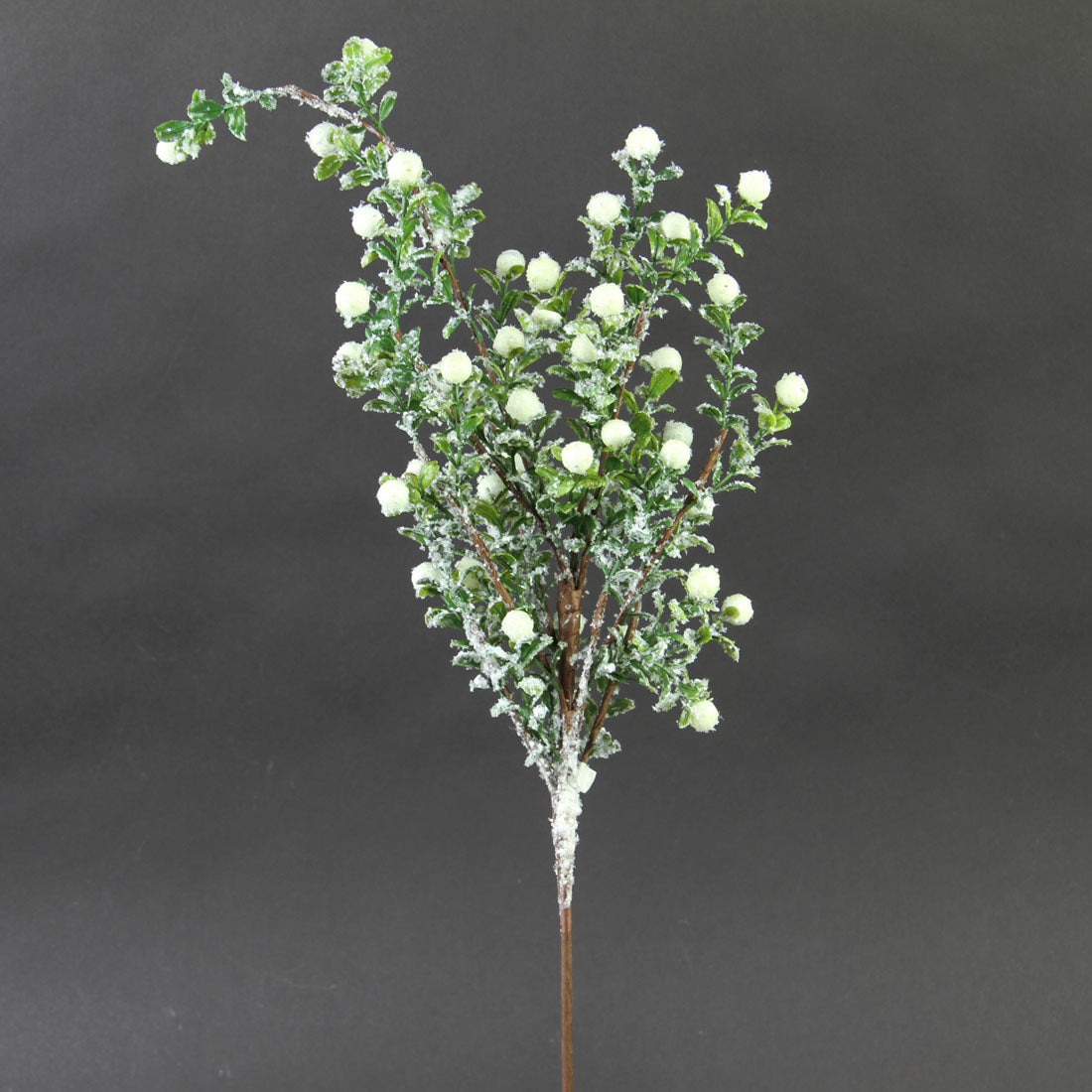 21"SNOWED BERRY SPRAY WHITE