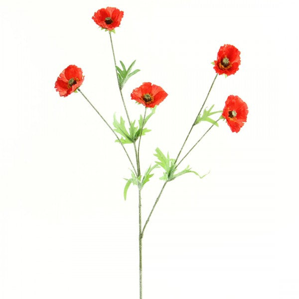 26" MEADOW POPPY SPRAY