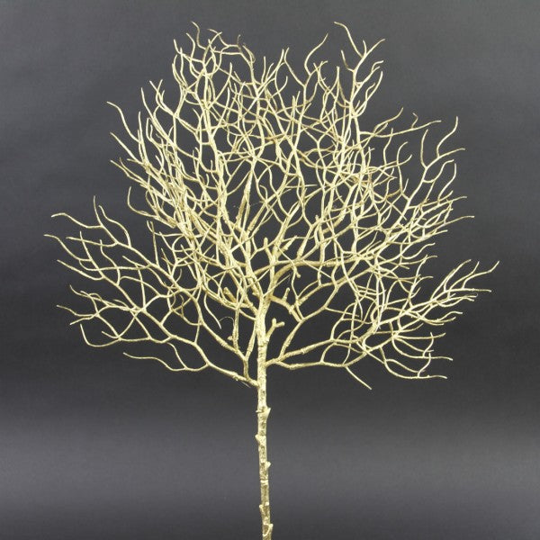 23"PLASTIC TWIG SPRAY GOLD