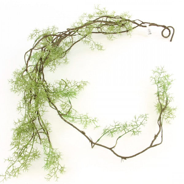 34"FERN HANGING BUSH GREEN