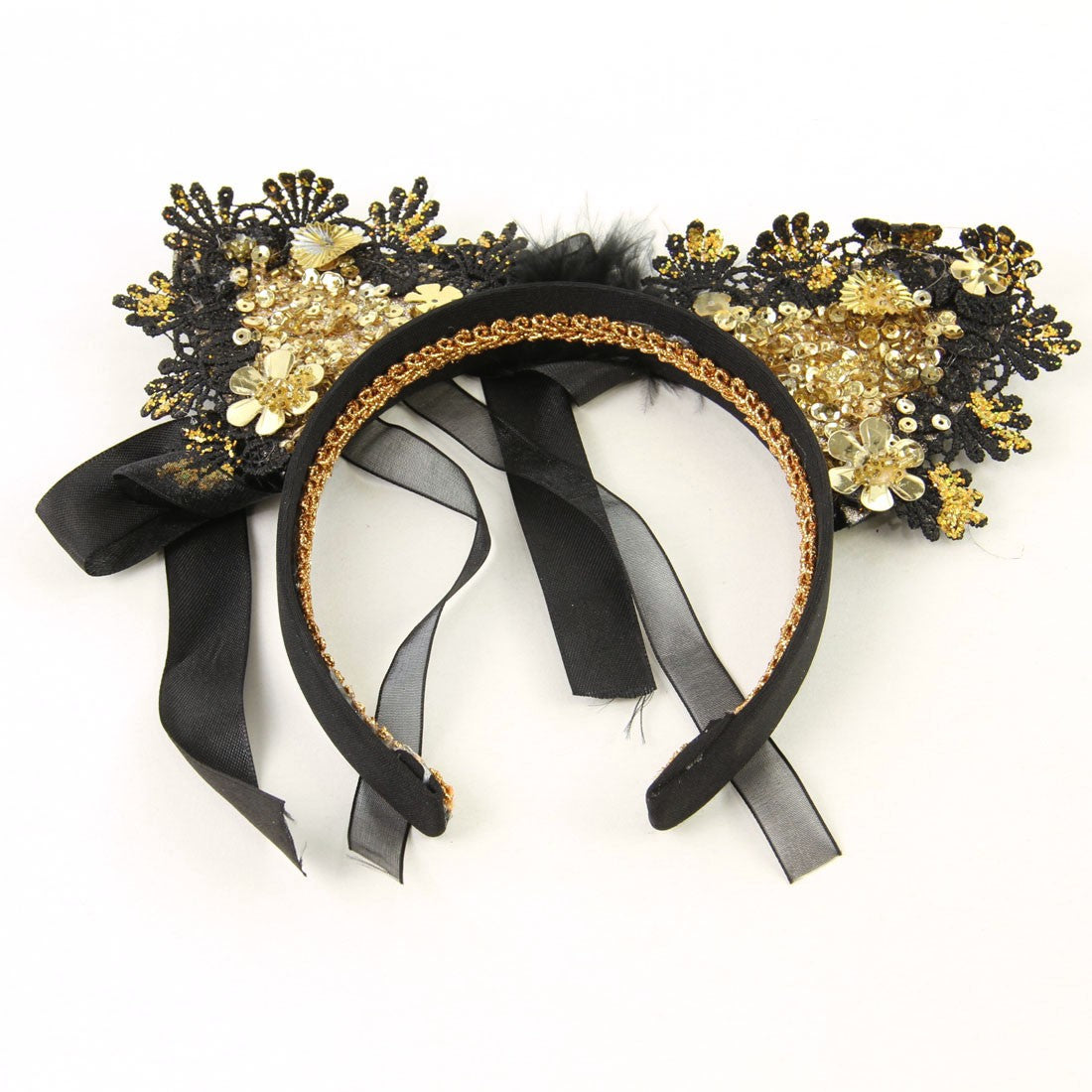 7.25"JEWEL CAT HEADBAND A4
