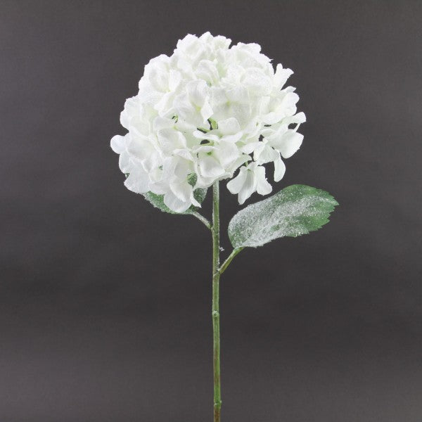 27"SNOW HYDRANGEA SPRAY